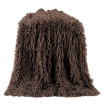 Mongolian Blush Fur Throw - 819652025183