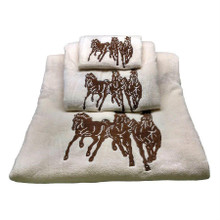 Embroidered 3-Horse Towel Set - 890830102964