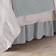 Gathered Velvet Bed Skirt - 819652021185