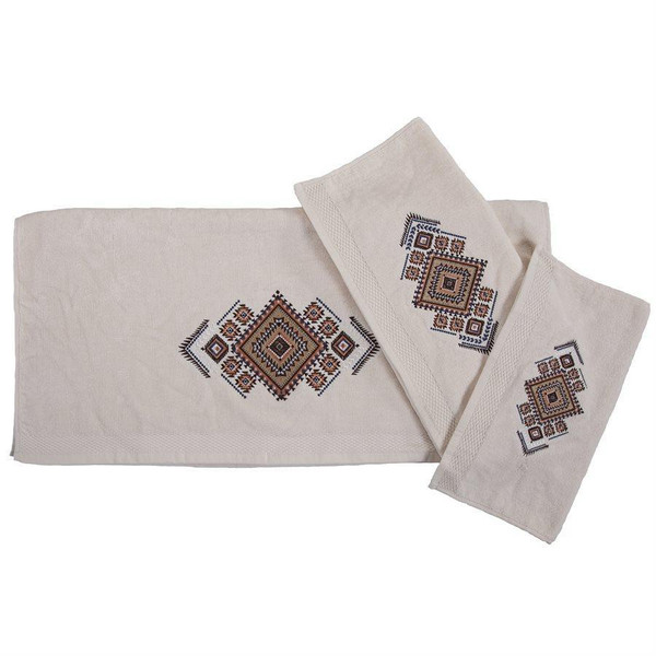 Sedona Aztec Embroidery Bath Towel Set - 819652023912