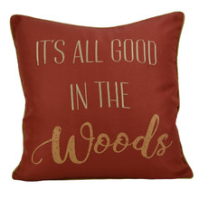 Sunset Cottage Woods Pillow - 754069601325