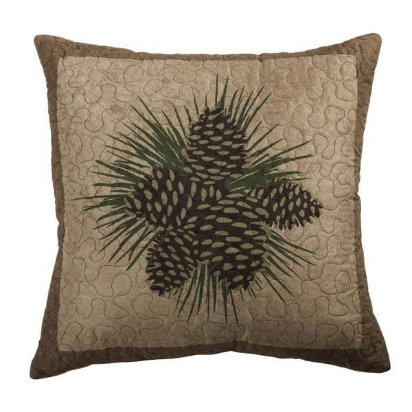 Antique Pine Cone Pillow - 754069660223