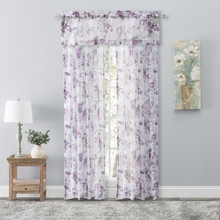 Whimsical Sheer Rod Pocket Curtain & Valance - 842249045257