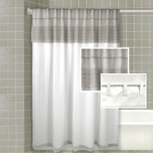 Geneva Absolute Semi-Sheer Shower Curtain - 842249021855