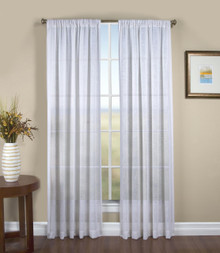 Shannon Linen Sheer Curtain Panel - 842249021831