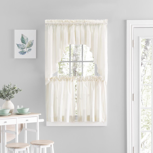 Simplicity Sheer Lace Tier Curtains - 842249041976