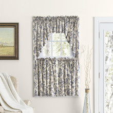 Waverly Gardens Floral Tier Curtains - 842249046117