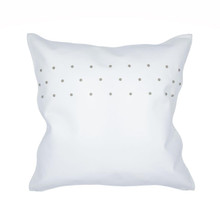 Contemporary Studded Leather Pillow - 819652029808