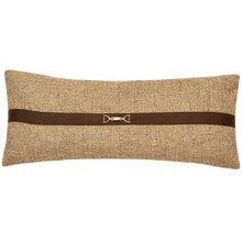 Tweed Lumbar Pillow with buckle details - 840118802161