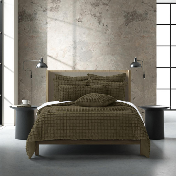 Cameron Olive Duvet Collection -