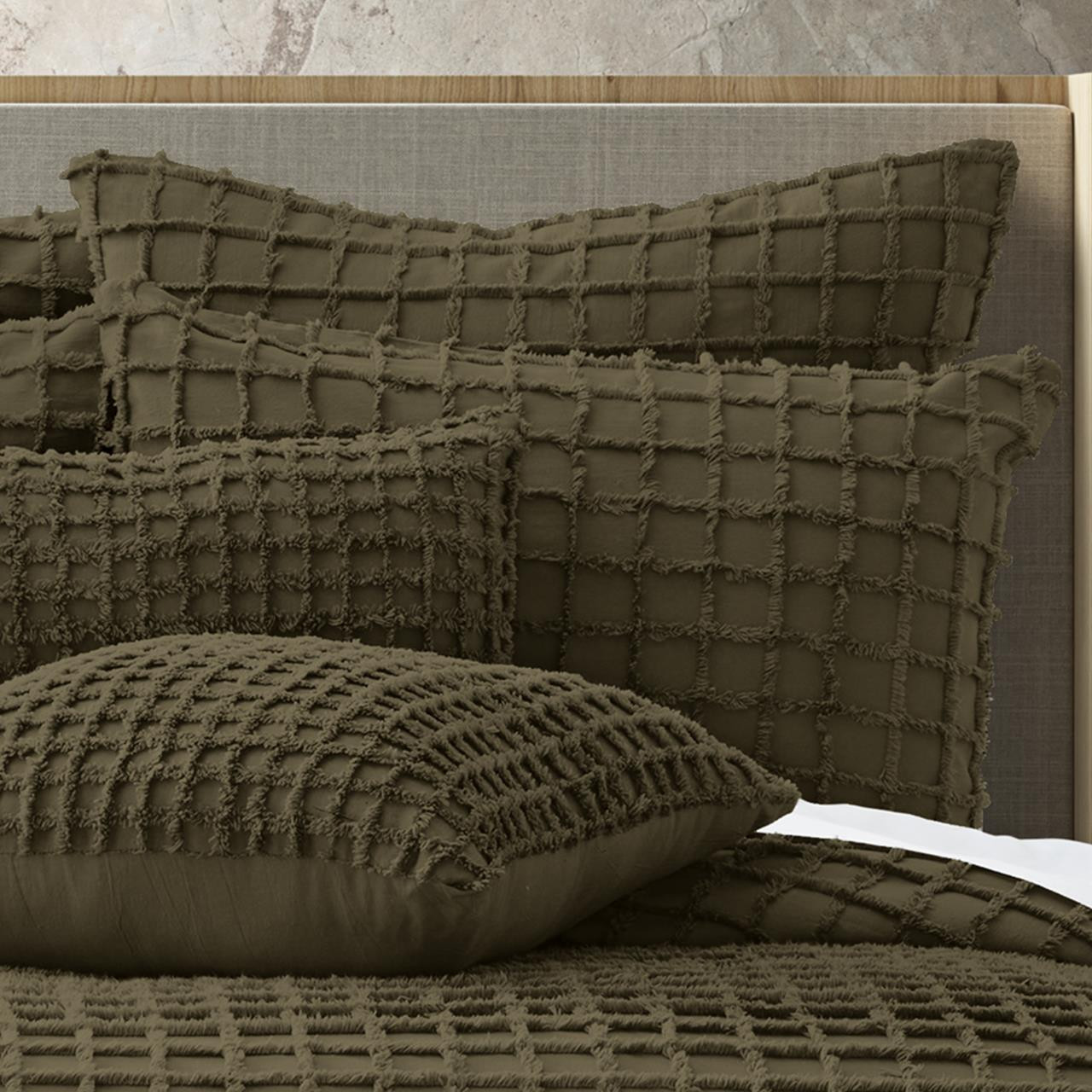 Cameron Olive Duvet Collection -