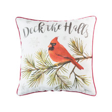 Deck the Halls Cardinal Pillow - 8246779810