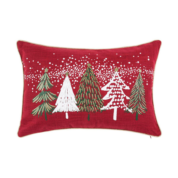 Snowy Trees Pillow - 8246737056