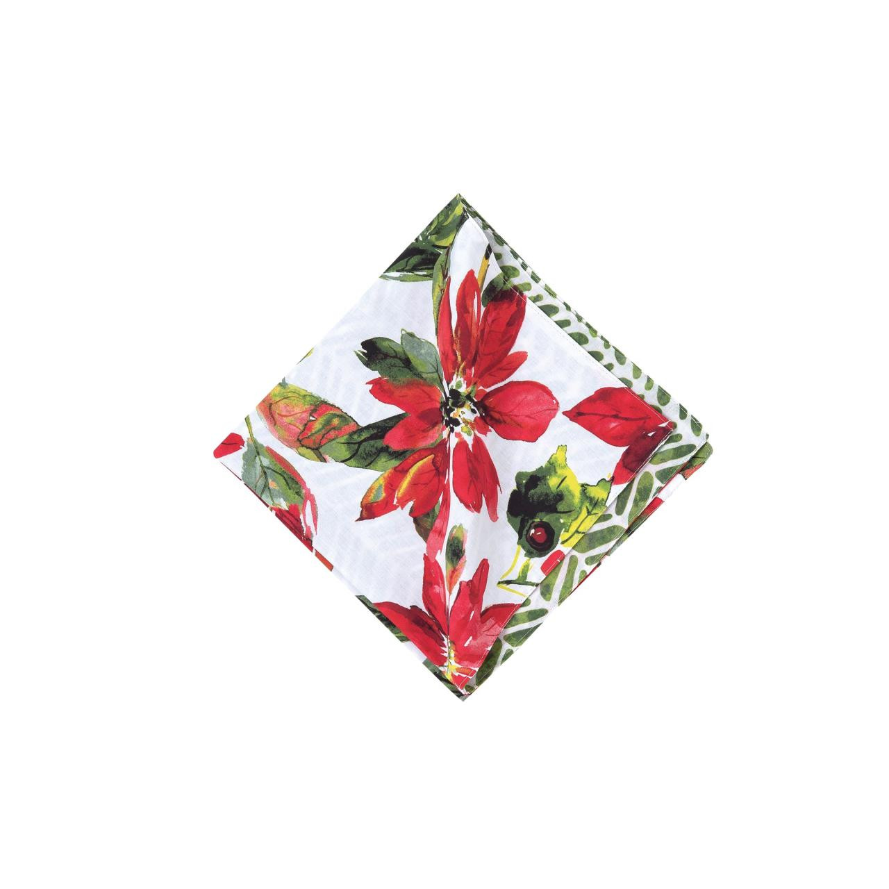 Poinsettia Berries Napkin Set - 8246747604