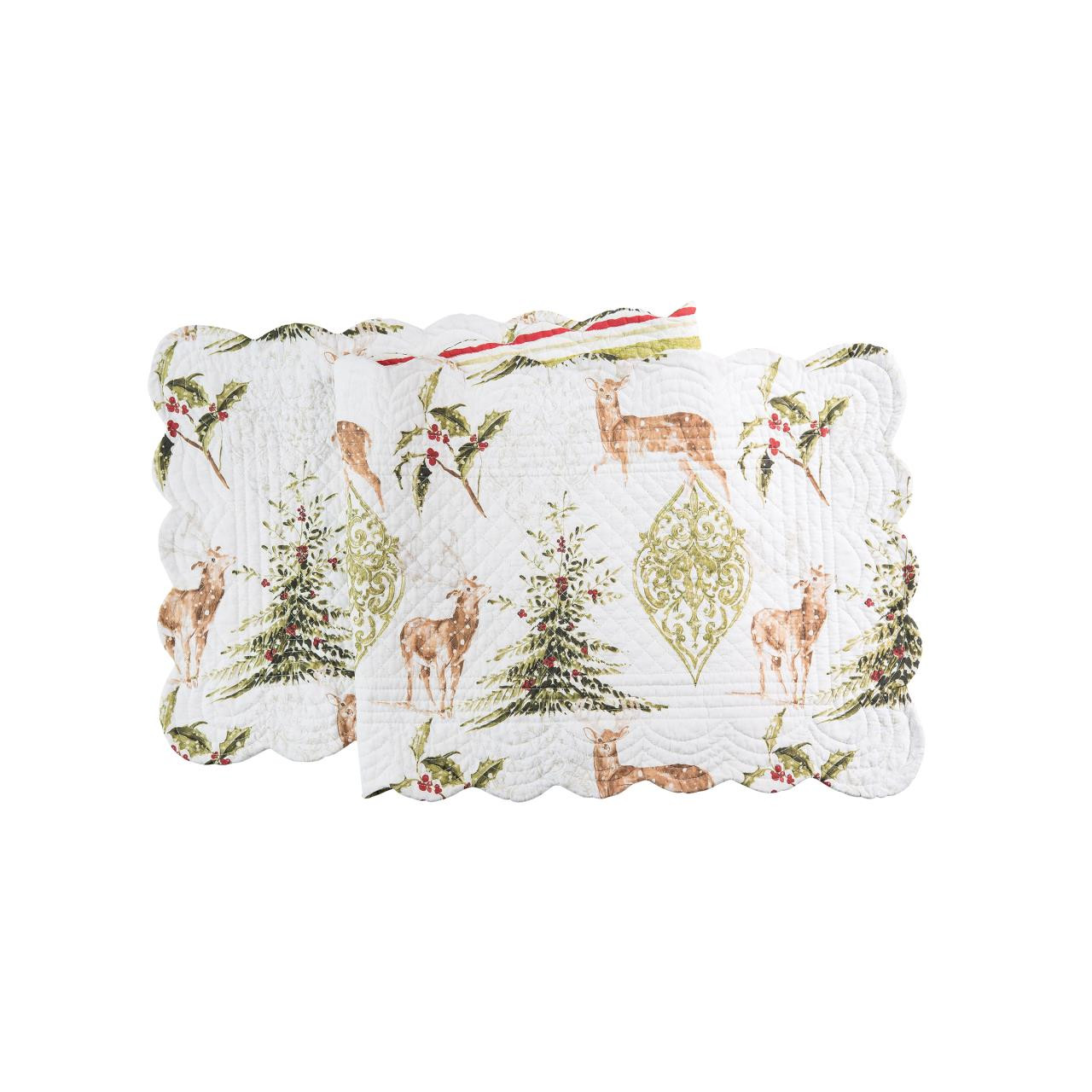 Reindeer Tracks Table Runner by C&F Home | Paul's Home Fashions
