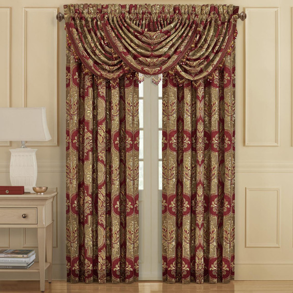 Maribella Crimson Curtains - 846339092374