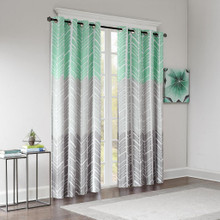 Adel Printed Grommet Blackout Curtain - 675716846169