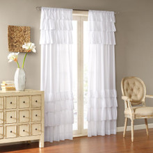 Anna Sheer Ruffle Curtain - 675716842758