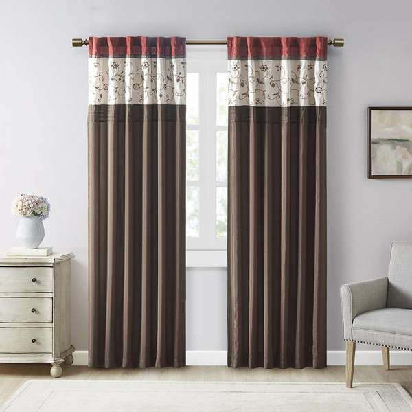 Serene Embroidered Curtain - 675716616113