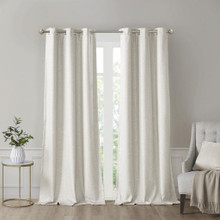 Como Faux Silk Total Grommet Blackout Curtain Pair - 865693118636