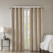 Mirage Knitted Blackout Grommet Curtain - 865699027888