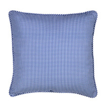 Melanie Buttercream Blue Square Pillow - 138641296190