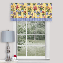 Melanie Buttercream Tailored Valance with Band - 138641296640