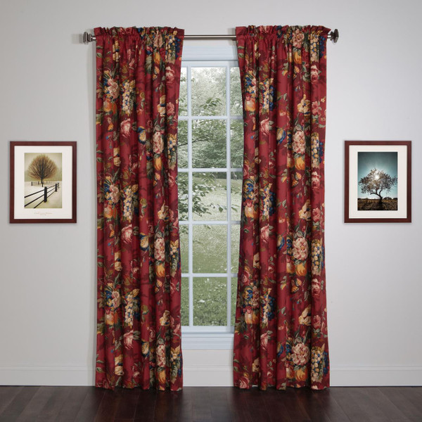 Queensland Lined Rod Pocket Curtain Pair - 138641288270