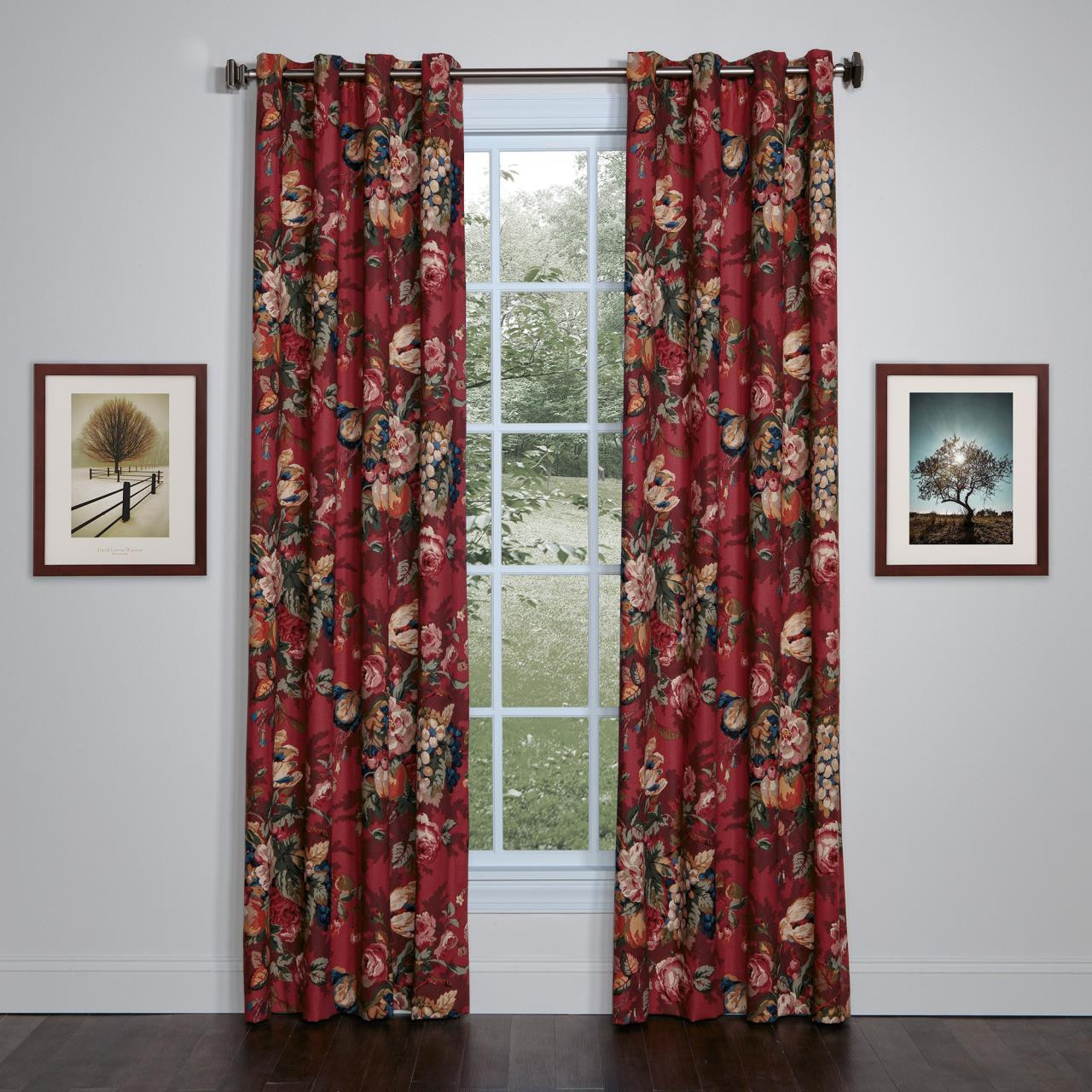 Queensland Stripe Grommet Curtain Pair - 138641288348