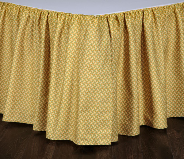 Ferngully Yellow Bed Skirt - 138641307834