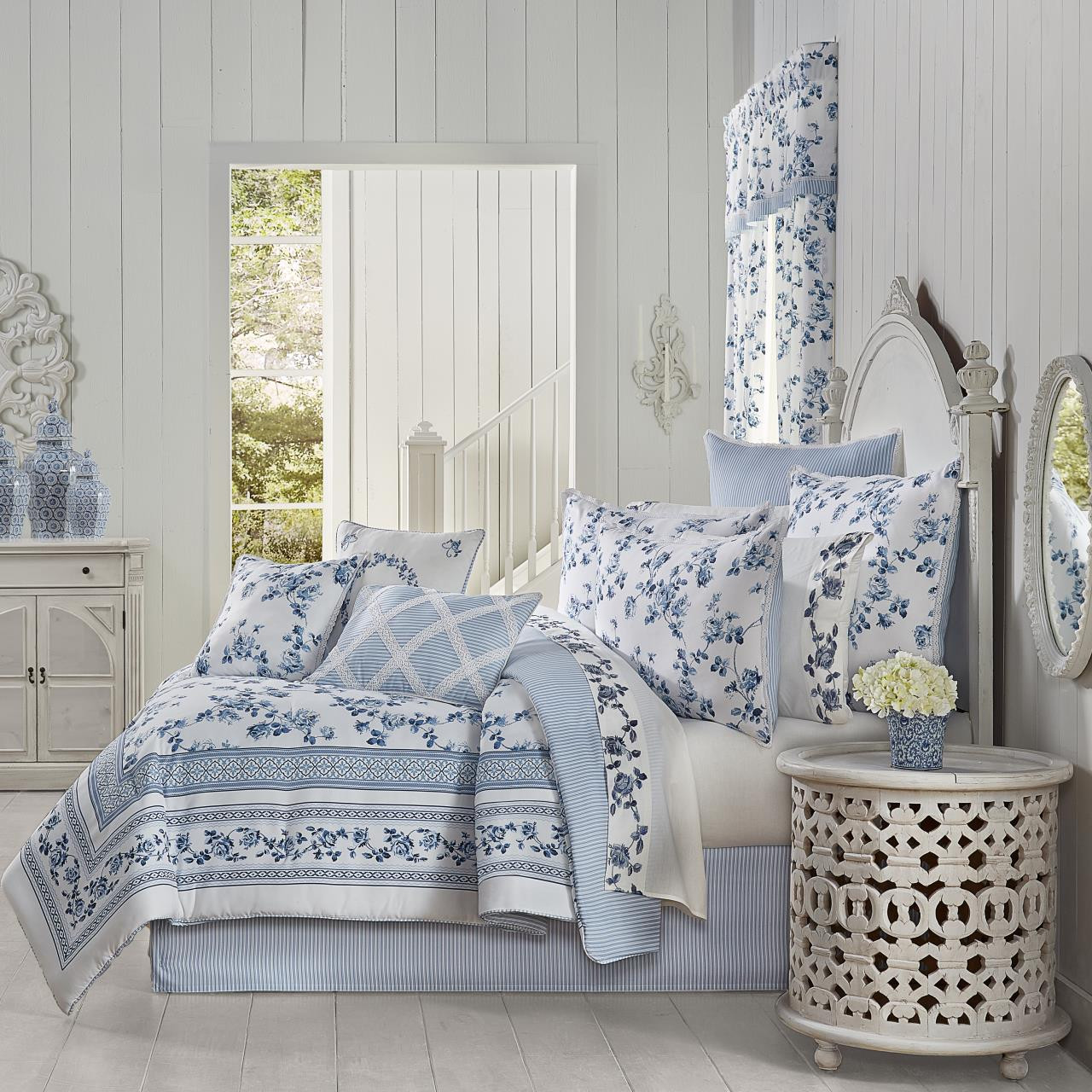 Rialto French Blue Bedding Collection -