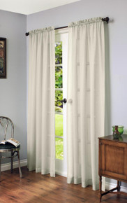 Cote D'Azure Faux Linen Curtain - 069556769830