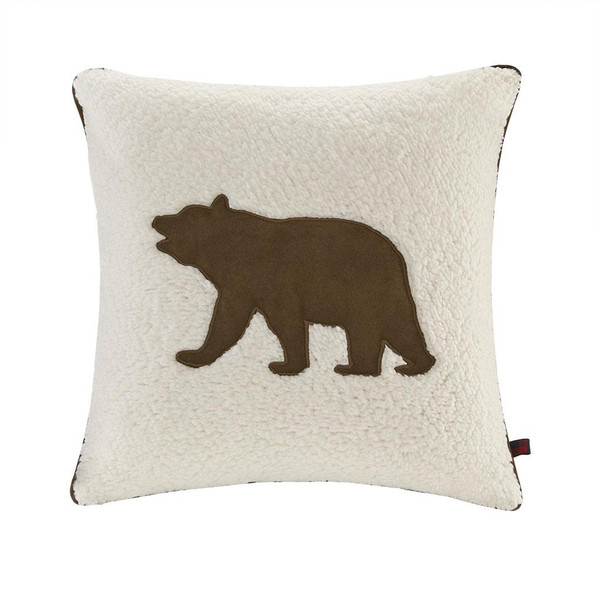 Bear Berber Square Pillow - 865699203862