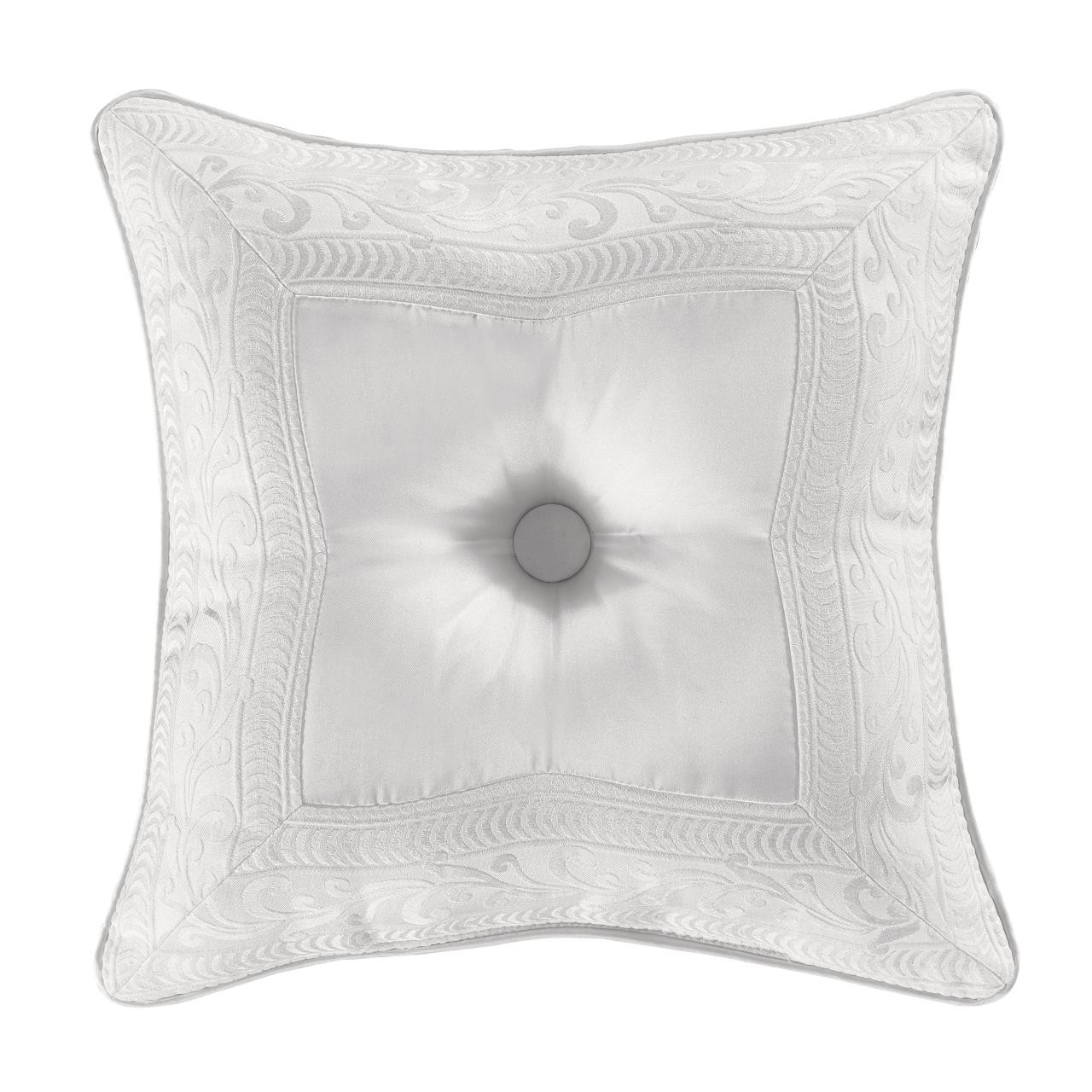 Becco White 18" Square Pillow - 193842123553