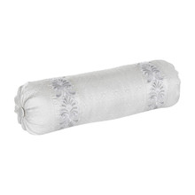 Becco White Coverlet Neckroll Pillow - 193842123751