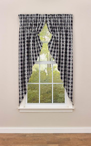 Checkerboard Star Curtains & Valances - 762242380325