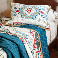 Spirit Valley Teal Quilt Collection -
