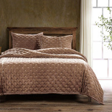 Stella Silk Velvet Dusty Rose Bedding Collection -