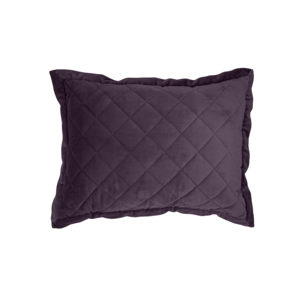 Velvet Quilted Boudoir Pillow - 840118800075