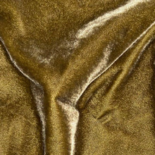 Stella Green Ochre Silk Velvet Bedskirt - 840118806534