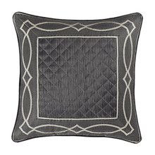 Deco Charcoal 20" Square Pillow - 193842124123