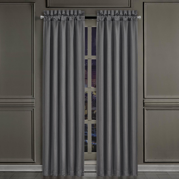 Deco Charcoal Curtain Pair - 193842124130