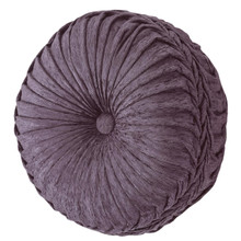 Dominique Lavender Tufted Round Pillow - 193842126578