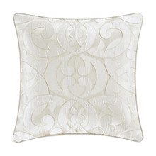 La Boheme Ivory 20" Square Pillow - 193842122563