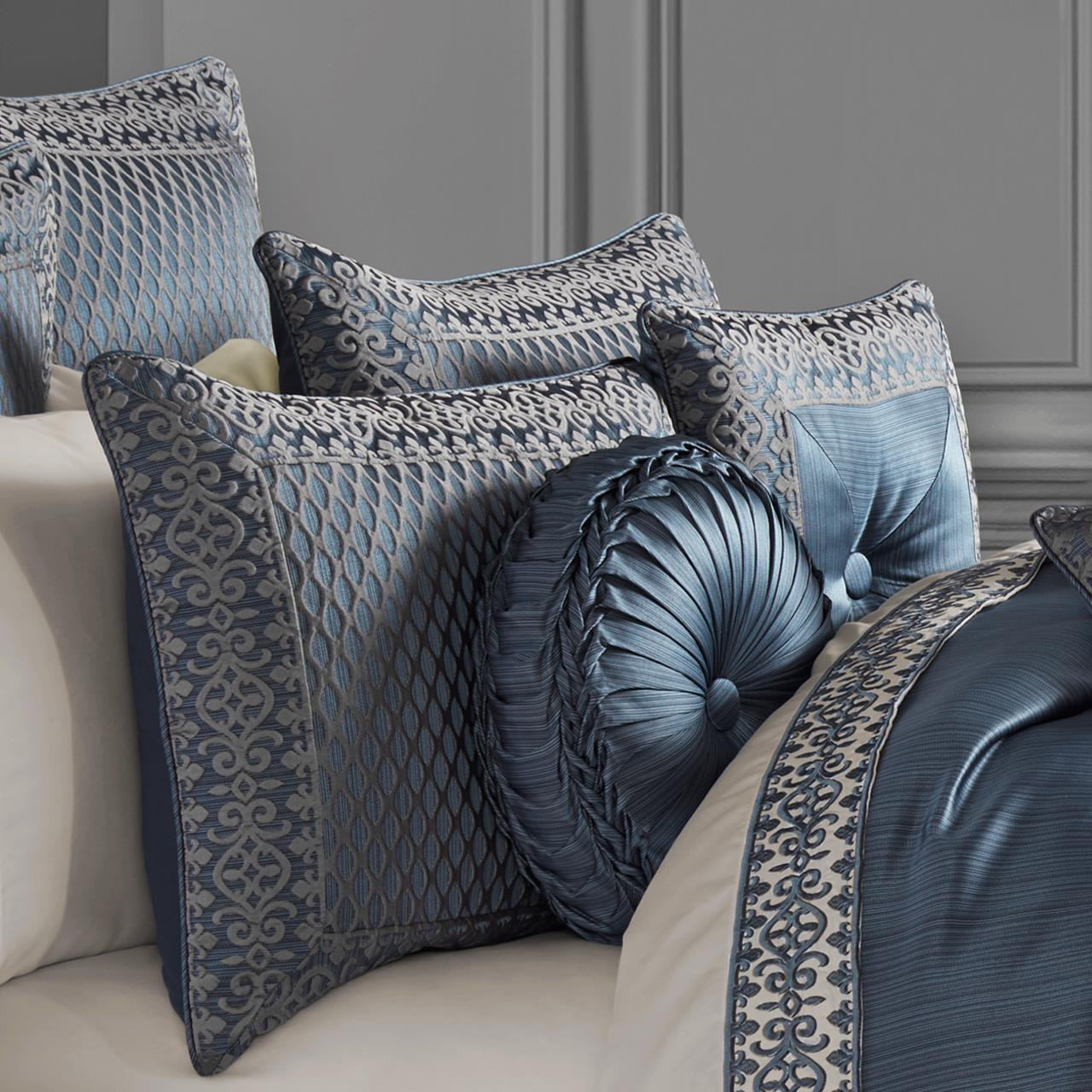 Leah Blue Bedding Collection -