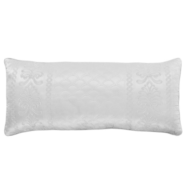 Lyndon White Boudoir Pillow by J Queen New York Paul's Home Fashions