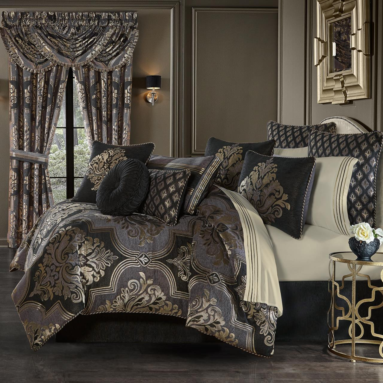 Savoy Pewter Bedding Collection -