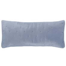 Vesper Slate Quilted Boudoir Pillow - 193842124765