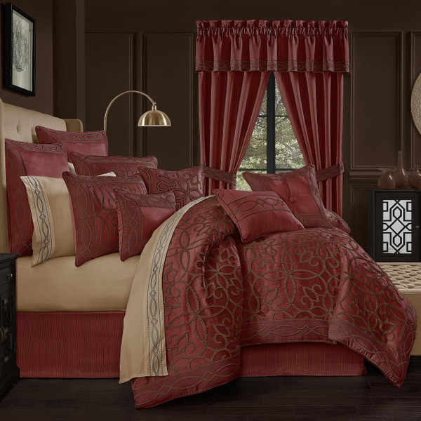 Chianti Red Comforter Set - 193842126684