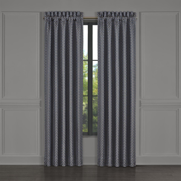 Leah Blue Curtain Pair - 193842126172